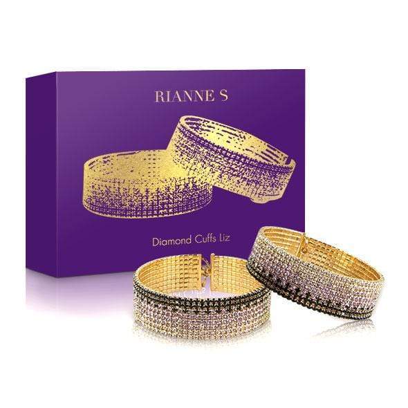 Rianne S - Icons Diamond Handcuffs Liz (Gold) -  Hand/Leg Cuffs  Durio.sg