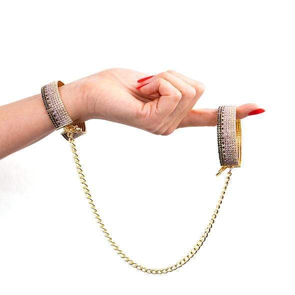 Rianne S - Icons Diamond Handcuffs Liz (Gold) -  Hand/Leg Cuffs  Durio.sg