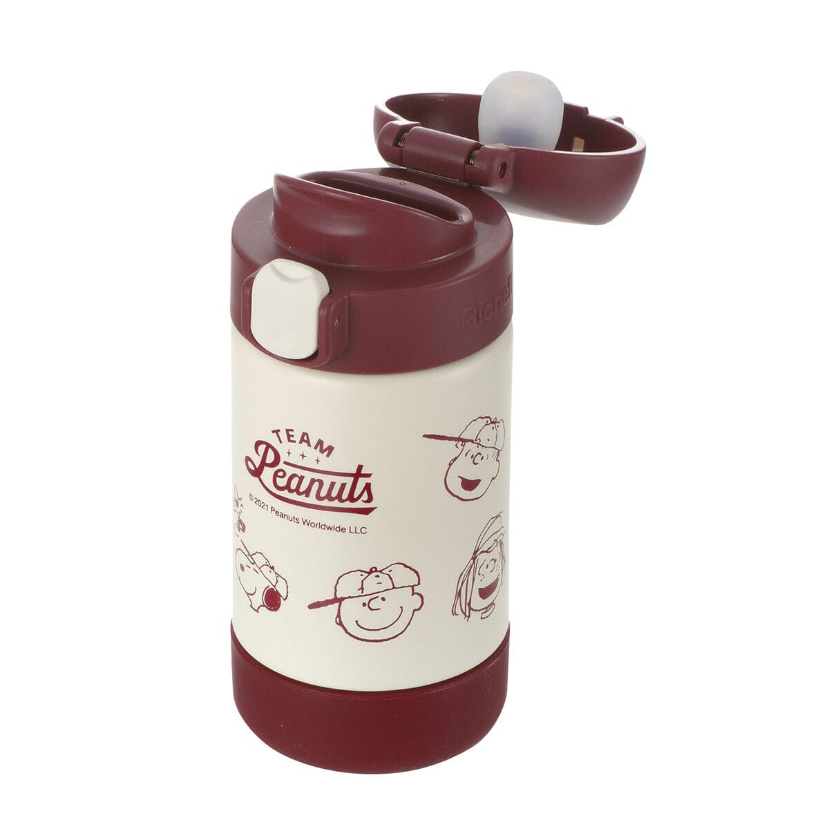 Richell - 2 Way Snoopy Peanut Collection Stainless Steel Water Bottle Mug -  Baby Water Bottle  Durio.sg