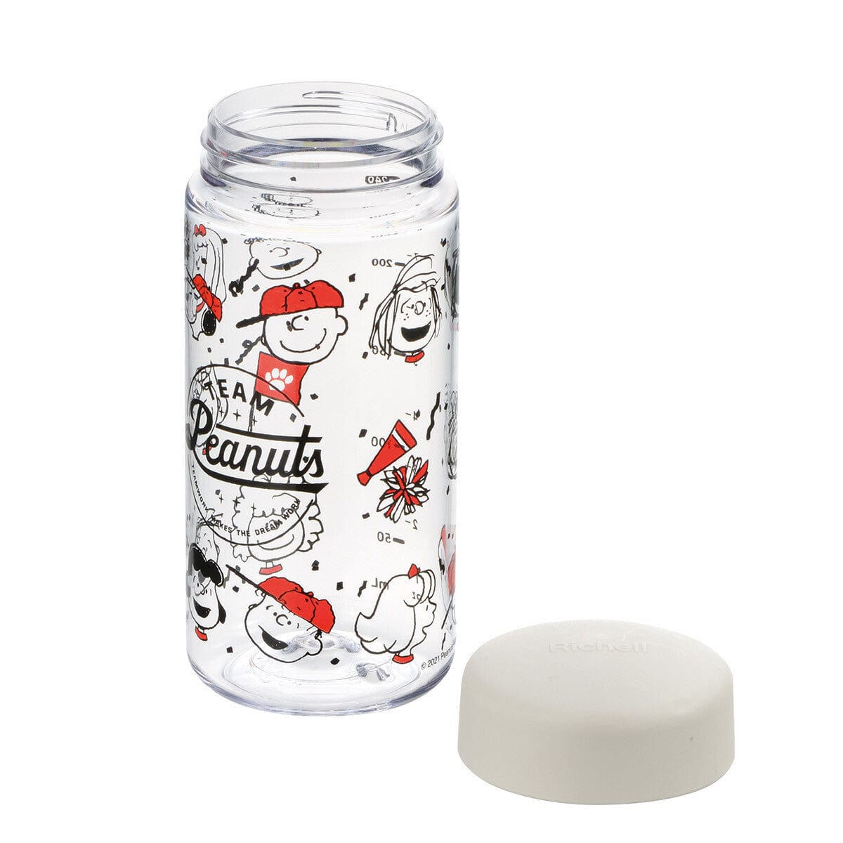 Richell - 2 Way Snoopy Peanut Collection Tritan Clear Water Bottle Mug -  Baby Water Bottle  Durio.sg