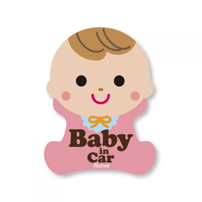 Richell - 3M Safety Reflective Baby In The Car Sticker Decal -  Baby Car Stickers  Durio.sg