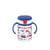 Richell - Aqulea Clear Tritan Sippy Straw Baby Water Bottle Mug - Navy Blue Baby Water Bottle 4973655220139 Durio.sg