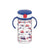 Richell - Aqulea Clear Tritan Sippy Straw Baby Water Bottle Mug - Navy Blue Baby Water Bottle 4973655220160 Durio.sg
