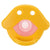 Richell - New Born Baby Silicone Pacifier with Storage Case - Yellow Baby Pacifiers 4945680202909 Durio.sg