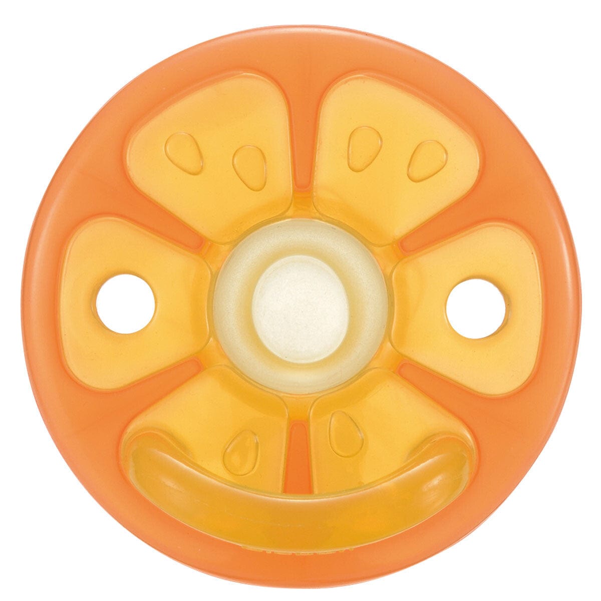 Richell - New Born Baby Silicone Pacifier with Storage Case - Orange Baby Pacifiers 4945680202930 Durio.sg