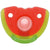 Richell - New Born Baby Silicone Pacifier with Storage Case - Red Baby Pacifiers 4945680202978 Durio.sg