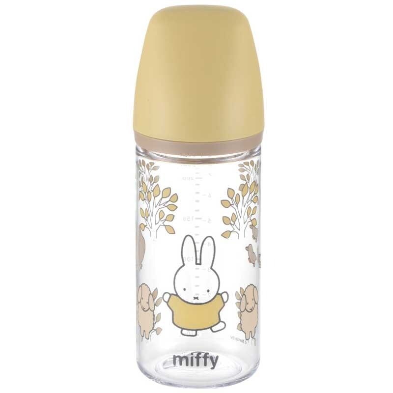 Richell - Outing Clear Baby Milk Bottle - Yellow Baby Milk Bottle 4945680200738 Durio.sg
