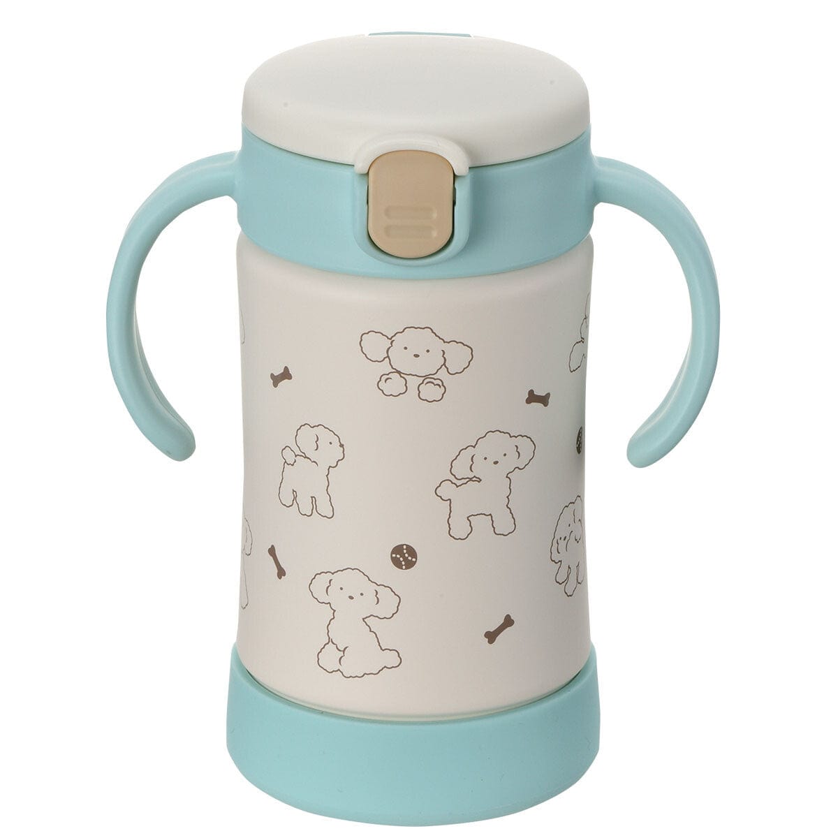 Richell - T.L.I Baby Insulated Stainless Steel Sippy Cup Water Bottle Mug - Light Blue Baby Water Bottle 4945680203593 Durio.sg