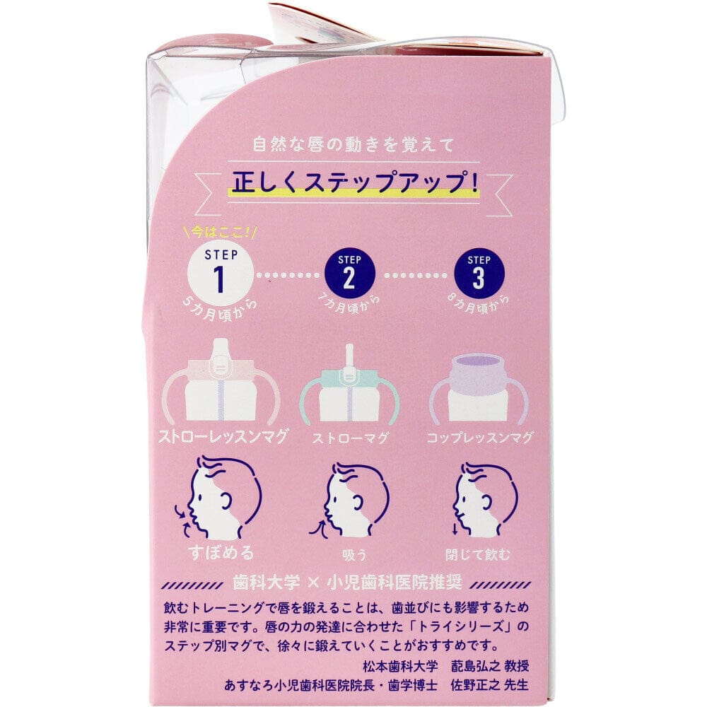 Richell - T.L.I Baby Stage 1 Try Sippy Spout Clear Training Water Bottle Mug -  Baby Water Bottle  Durio.sg