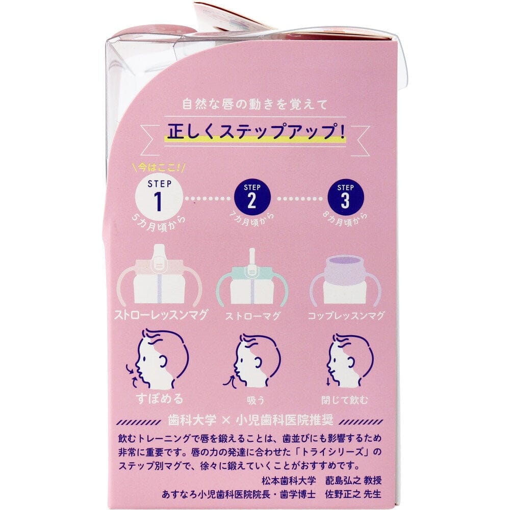 Richell - T.L.I Baby Stage 1 Try Sippy Spout Clear Training Water Bottle Mug -  Baby Water Bottle  Durio.sg