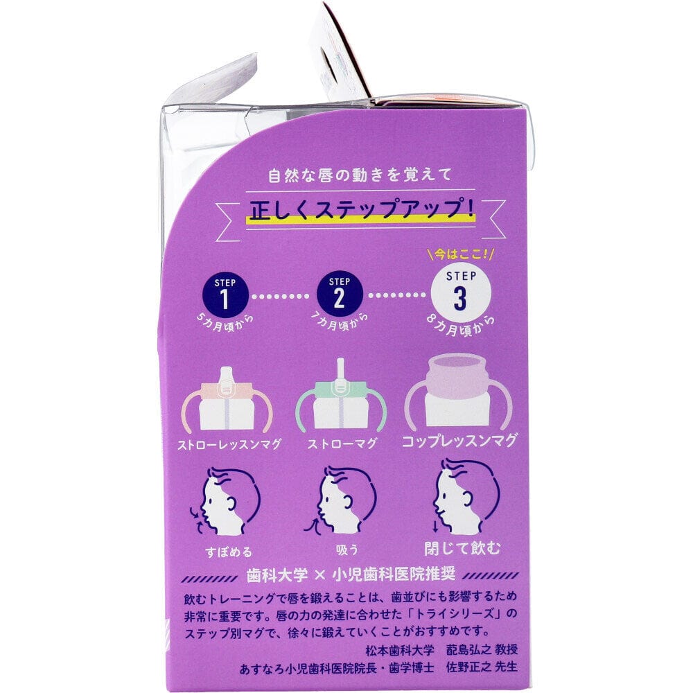 Richell - T.L.I Baby Stage 3 Try 360 Degrees Direct Sippy Cup Water Bottle Mug -  Baby Water Bottle  Durio.sg