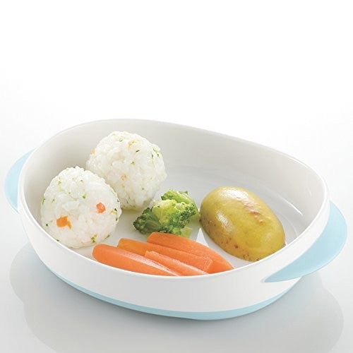 Richell - T.L.I Stage 2 Baby Mogumogu Period Plate (7m+) -  Baby Plate  Durio.sg
