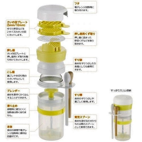 Richell - Time Saver Easy Weaning Baby Food Maker Processor Cooking Set -  Baby Food Processor  Durio.sg