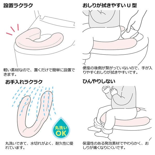 Richell - Toddler Potty Training Foam Toilet Seat -  Baby Potties  Durio.sg