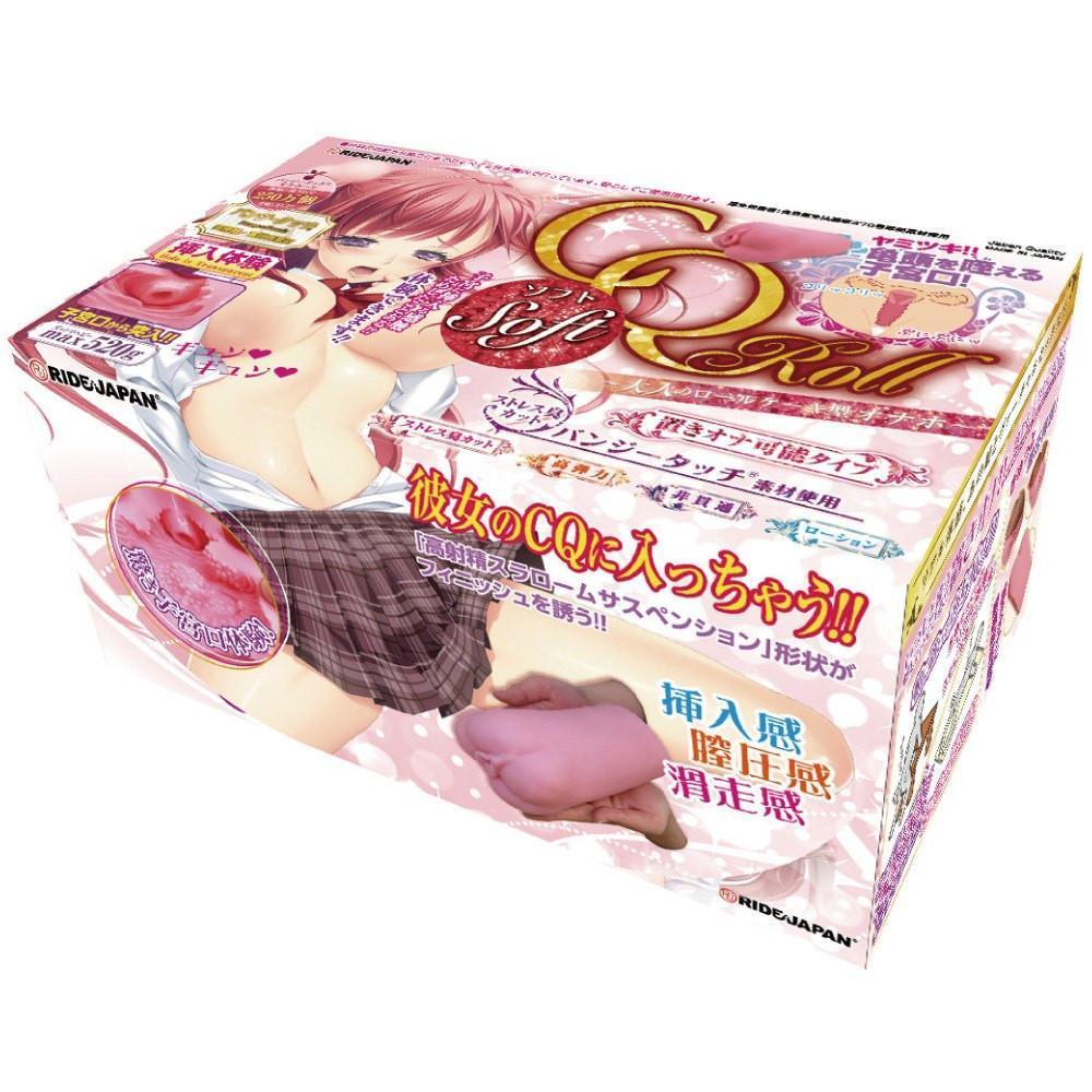 Ride Japan - CQ Roll Soft with Virgin Lotion Onahole (Pink) -  Masturbator Vagina (Non Vibration)  Durio.sg