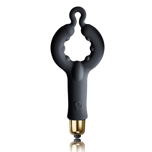 RocksOff - Dark Desires Silhouette Be Mine Anal Couple Kit (Black/Champagne Gold) -  Anal Kit (Vibration) Non Rechargeable  Durio.sg