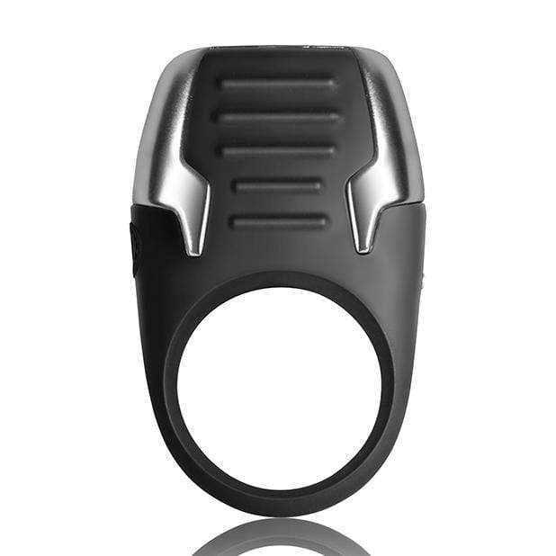 RocksOff - Men X Xerus Vibrating C Ring (Black) -  Silicone Cock Ring (Vibration) Rechargeable  Durio.sg