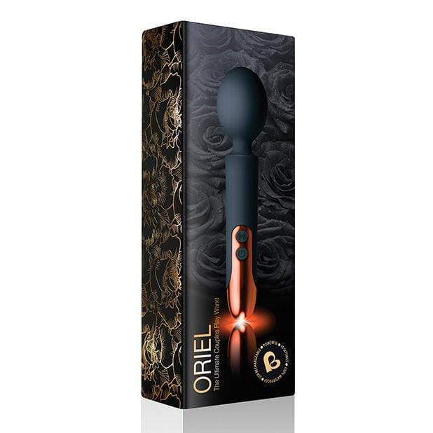 RocksOff - Oriel Rechargeable Wand Massager (Black) -  Wand Massagers (Vibration) Rechargeable  Durio.sg