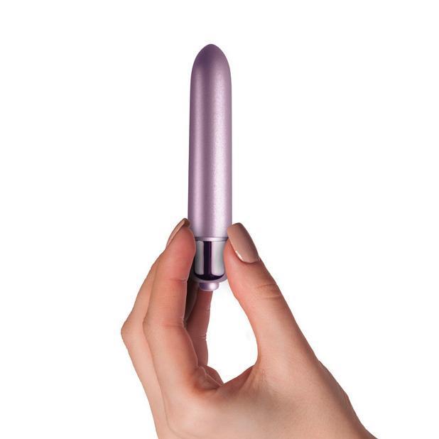 RocksOff - Touch of Velvet Bullet Vibrator (Purple) -  Bullet (Vibration) Non Rechargeable  Durio.sg