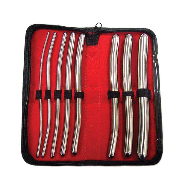 Rouge - Stainless Steel Hegar Urethral Sound 8 pc Dilator Set (Silver) -  BDSM (Others)  Durio.sg