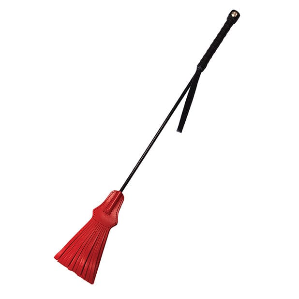 Rouge - Tasseled BDSM Riding Crop (Red) -  Paddle  Durio.sg