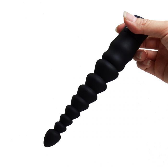 SSI Japan - Analist 004 Anal Beads (Black) -  Anal Beads (Vibration) Non Rechargeable  Durio.sg