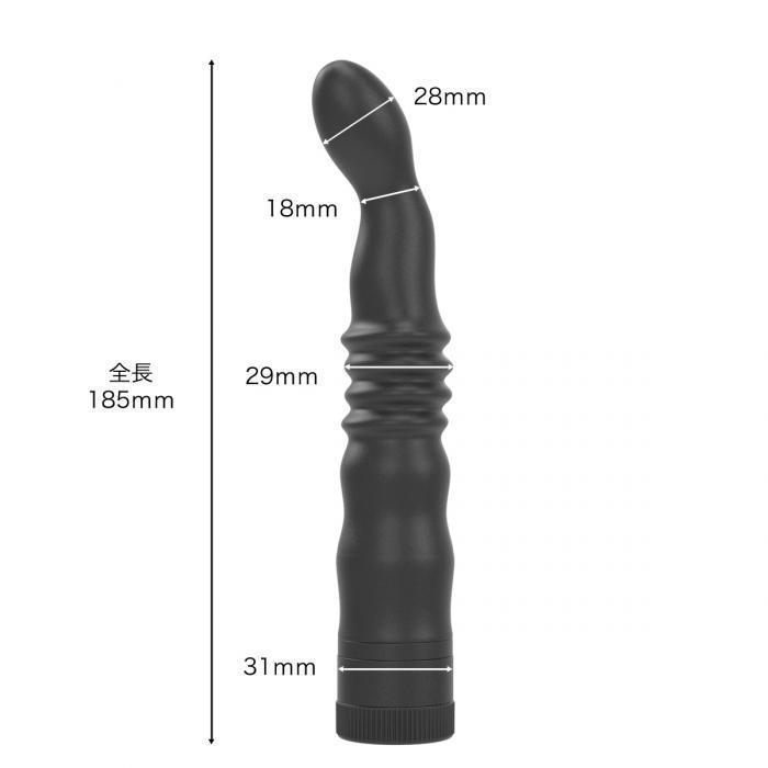 SSI Japan - Analist 005 Prostate Massager (Black) -  Prostate Massager (Vibration) Non Rechargeable  Durio.sg