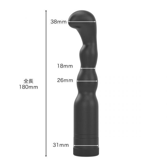 SSI Japan - Analist 006 Prostate Massager (Black) -  Prostate Massager (Vibration) Non Rechargeable  Durio.sg