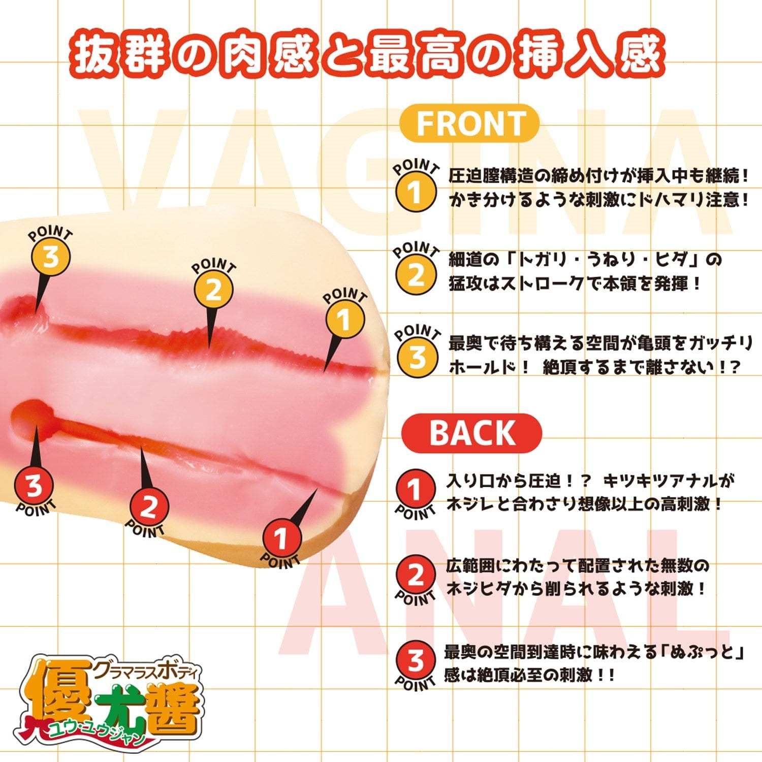 SSI Japan - Real body 3D bone system Glamorous Body Yuyu Sauce Masturbator Doll 8kg -  Doll  Durio.sg