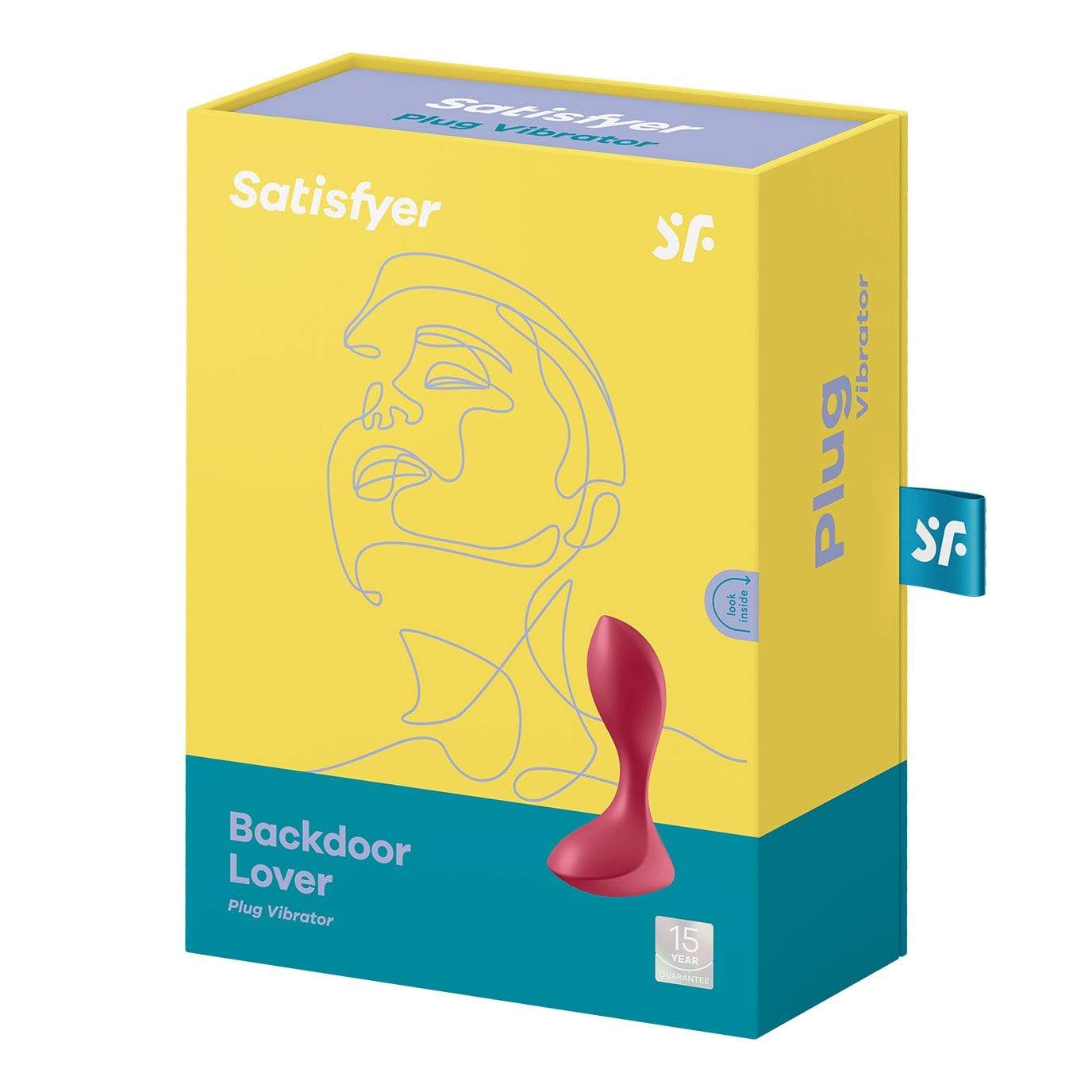 Satisfyer - Backdoor Lover Prostate Massager (Red) -  Prostate Massager (Vibration) Rechargeable  Durio.sg