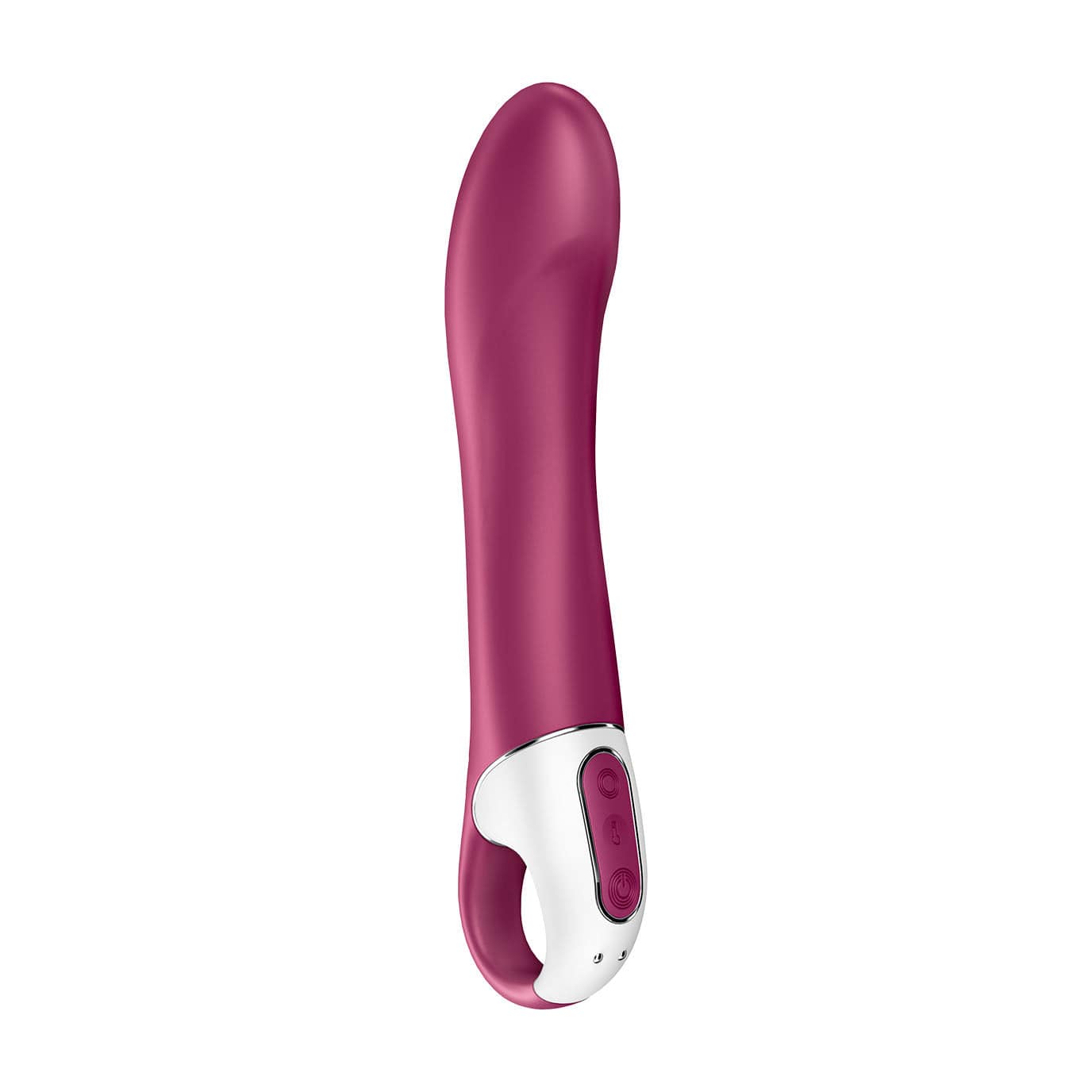 Satisfyer - Big Heat G Spot Vibrator (Pink) -  G Spot Dildo (Vibration) Rechargeable  Durio.sg