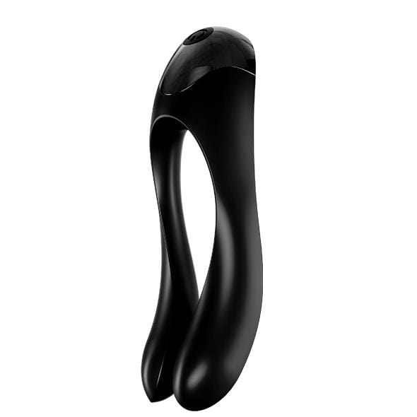 Satisfyer - Candy Cane Finger Vibrator (Black) -  Clit Massager (Vibration) Rechargeable  Durio.sg
