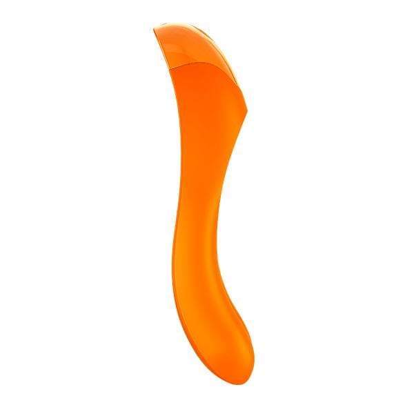 Satisfyer - Candy Cane Finger Vibrator (Orange) -  Clit Massager (Vibration) Rechargeable  Durio.sg