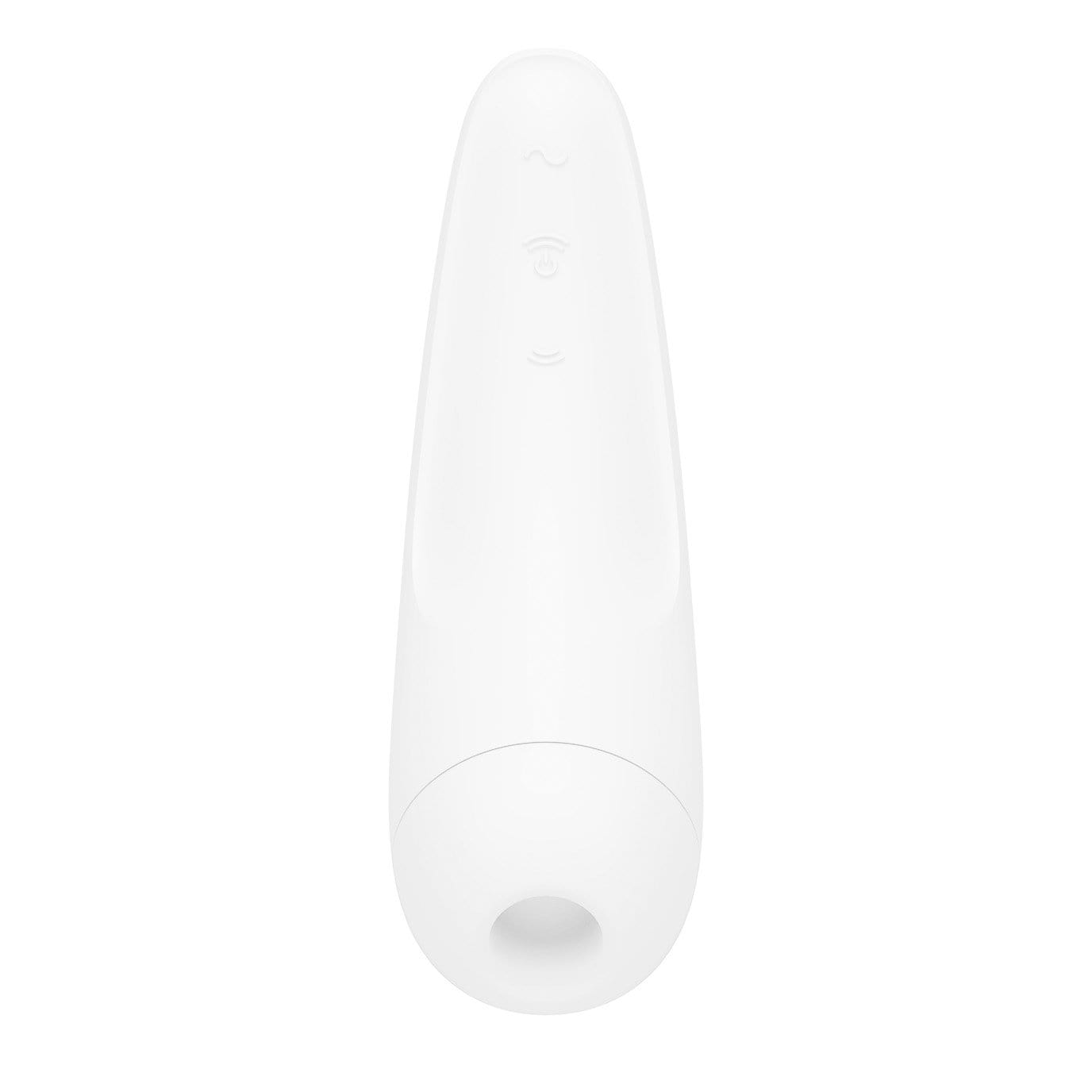Satisfyer - Curvy 2+ App-Controlled Air Pulse Stimulator Vibrator (White) -  Clit Massager (Vibration) Rechargeable  Durio.sg