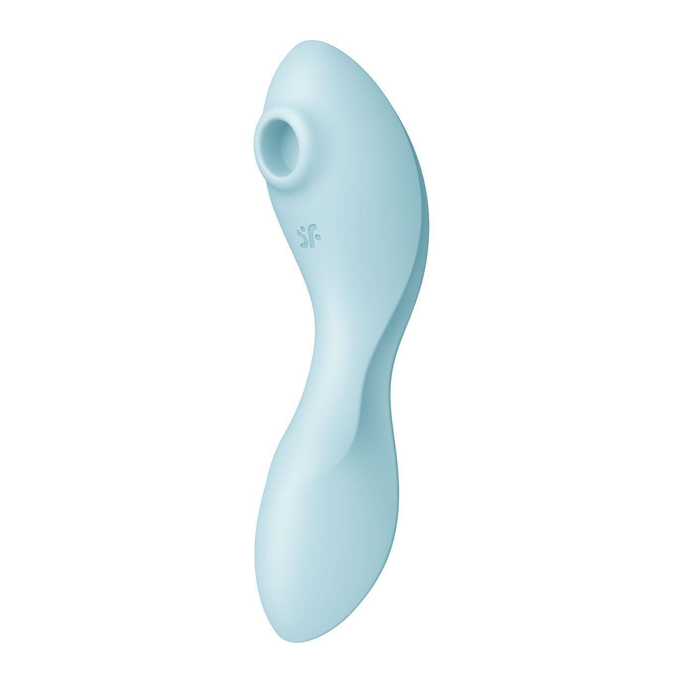 Satisfyer - Curvy App-Controlled Trinity 5 Clitoral Air Stimulator Vibrator (Light Blue) -  Clit Massager (Vibration) Rechargeable  Durio.sg