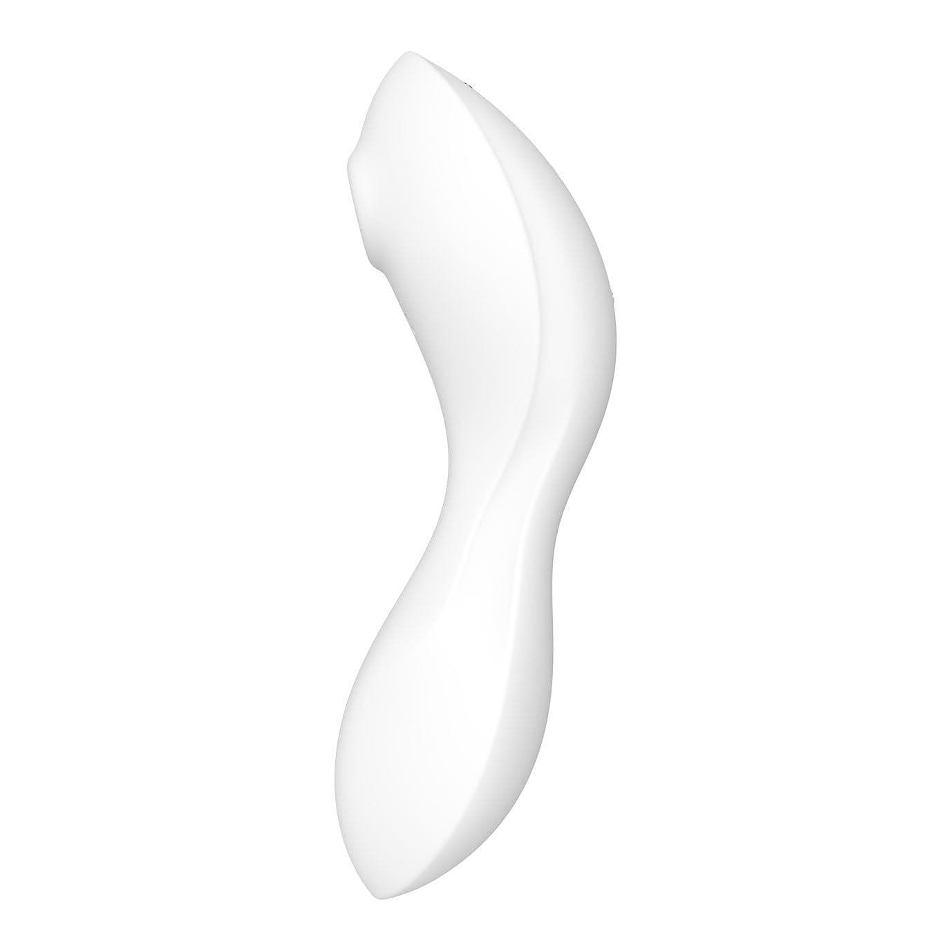 Satisfyer - Curvy App-Controlled Trinity 5 Clitoral Air Stimulator Vibrator (White) -  Clit Massager (Vibration) Rechargeable  Durio.sg