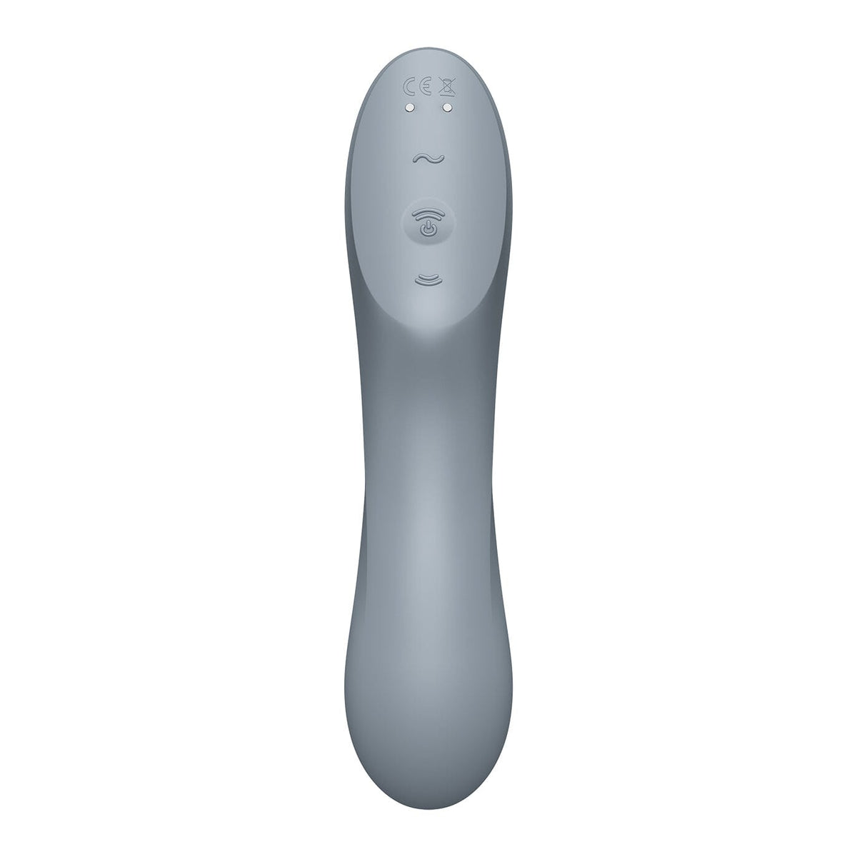 Satisfyer - Curvy Trinity 3 Insertable G-Spot Clitoral Air Stimulator Vibrator (Grey) -  G Spot Dildo (Vibration) Rechargeable  Durio.sg