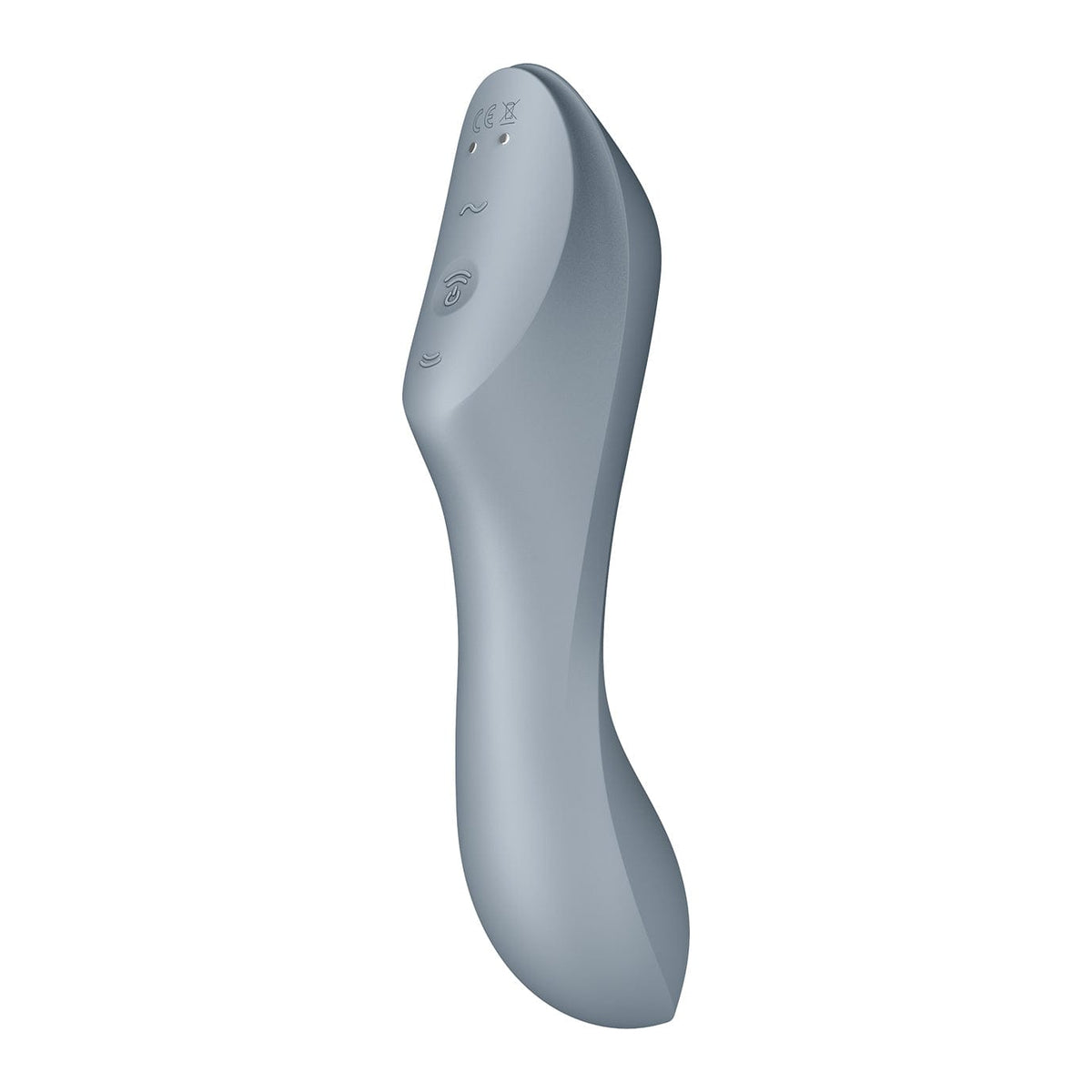 Satisfyer - Curvy Trinity 3 Insertable G-Spot Clitoral Air Stimulator Vibrator (Grey) -  G Spot Dildo (Vibration) Rechargeable  Durio.sg