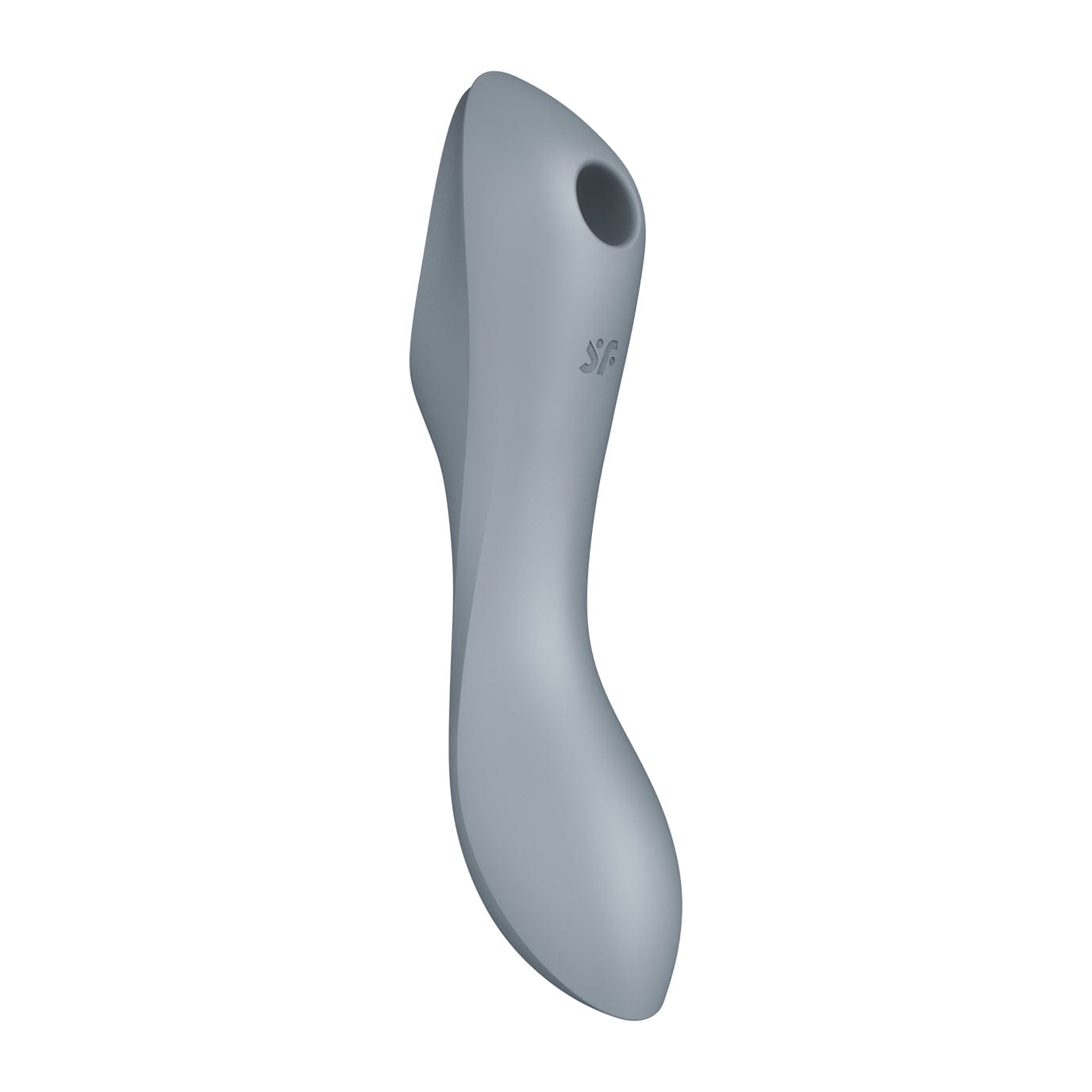 Satisfyer - Curvy Trinity 3 Insertable G-Spot Clitoral Air Stimulator Vibrator (Grey) -  G Spot Dildo (Vibration) Rechargeable  Durio.sg