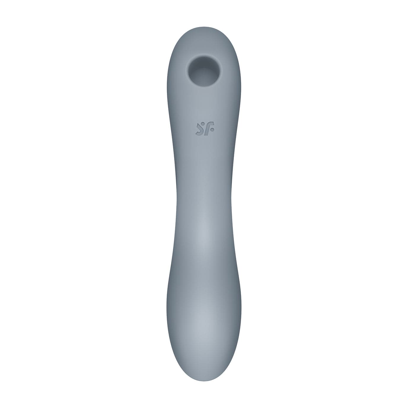 Satisfyer - Curvy Trinity 3 Insertable G-Spot Clitoral Air Stimulator Vibrator (Grey) -  G Spot Dildo (Vibration) Rechargeable  Durio.sg