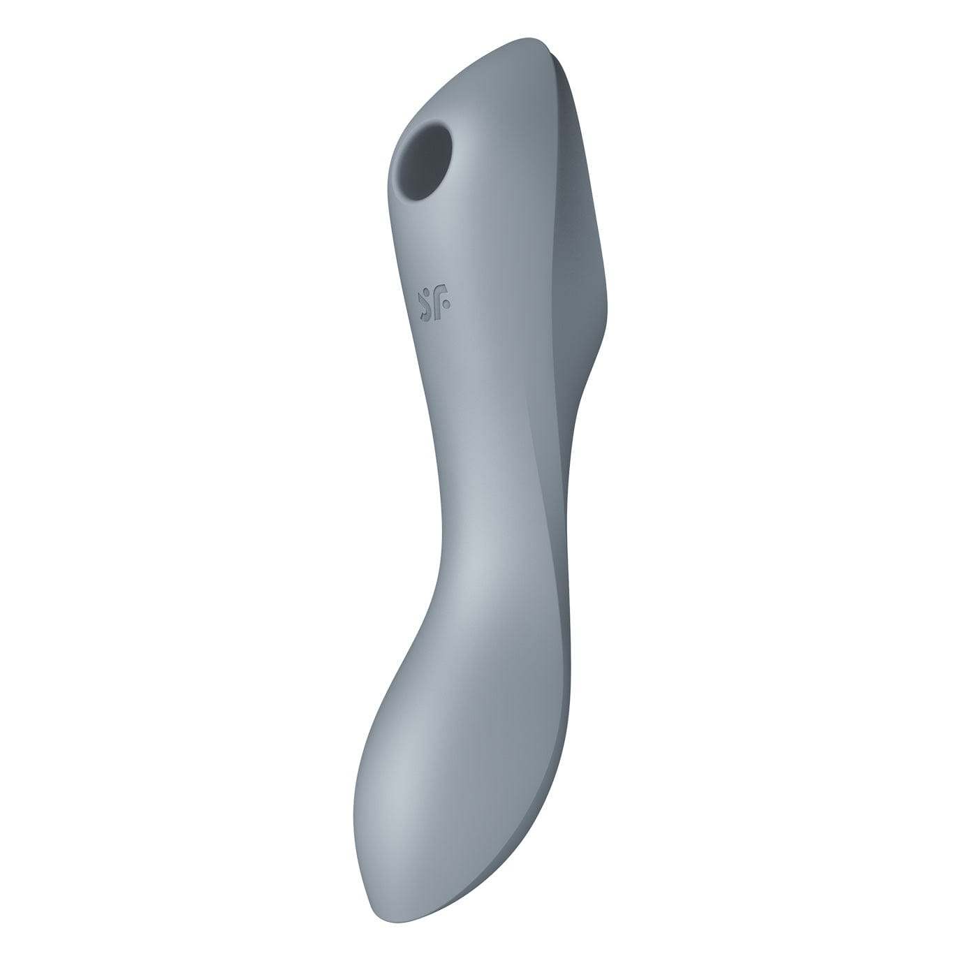 Satisfyer - Curvy Trinity 3 Insertable G-Spot Clitoral Air Stimulator Vibrator (Grey) -  G Spot Dildo (Vibration) Rechargeable  Durio.sg