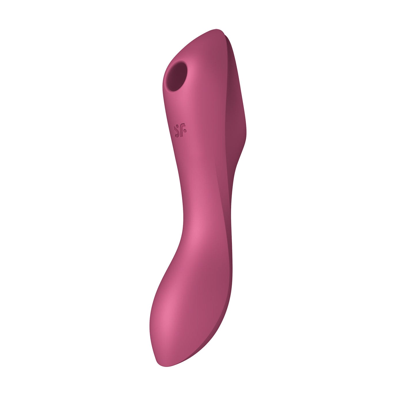 Satisfyer - Curvy Trinity 3 Insertable G-Spot Clitoral Air Stimulator Vibrator (Pink) -  G Spot Dildo (Vibration) Rechargeable  Durio.sg