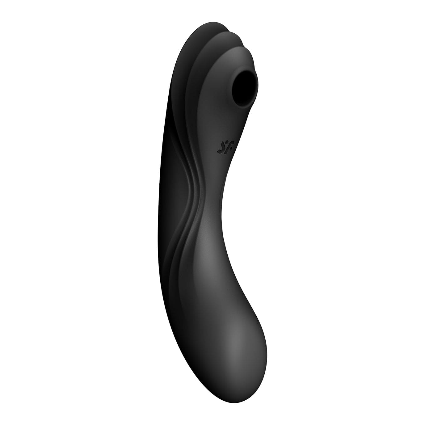 Satisfyer - Curvy Trinity 4 Insertable G-Spot Clitoral Air Stimulator Vibrator (Black) -  G Spot Dildo (Vibration) Rechargeable  Durio.sg