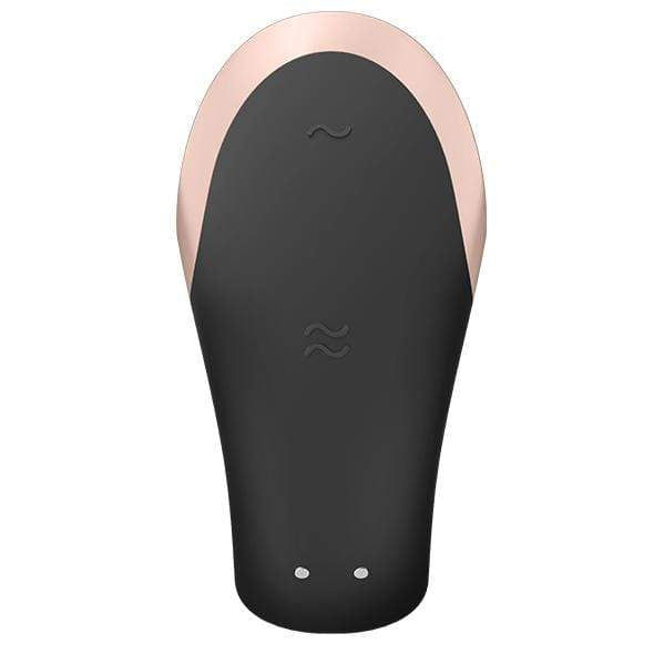 Satisfyer - Double Love App-Controlled Couple's Vibrator with Remote Control (Black) -  Remote Control Couple's Massager (Vibration) Rechargeable  Durio.sg