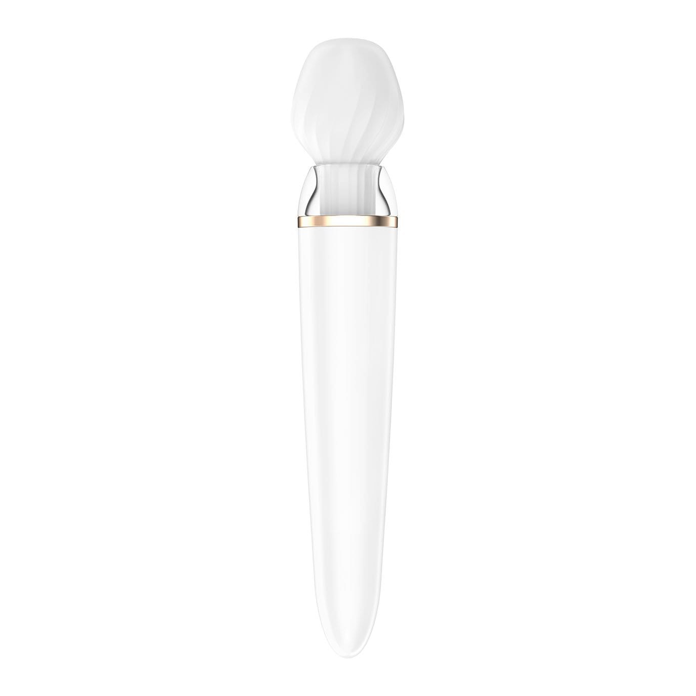 Satisfyer - Double Wand-er Bluetooth App-Controlled Wand Massager (White) -  Wand Massagers (Vibration) Rechargeable  Durio.sg