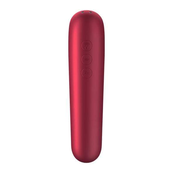 Satisfyer - Dual Love App-Controlled Clitoral Air Stimulator Vibrator (Red) -  Clit Massager (Vibration) Rechargeable  Durio.sg