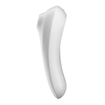 Satisfyer - Dual Pleasure App-Controlled Clitoral Air Stimulator Vibrator (White) -  Clit Massager (Vibration) Rechargeable  Durio.sg