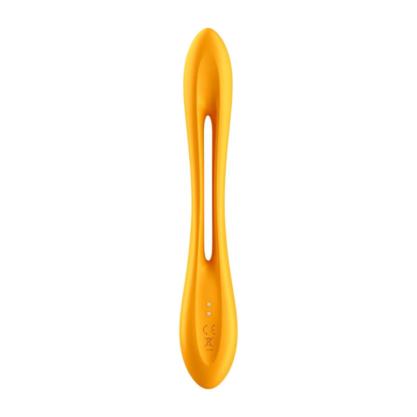 Satisfyer - Elastic Joy Flexible Multi Vibrator (Dark Yellow) -  G Spot Dildo (Vibration) Rechargeable  Durio.sg