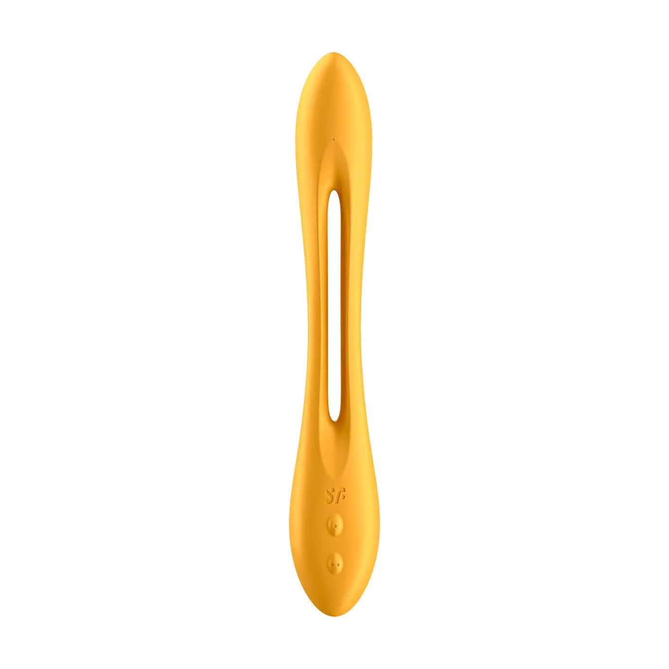 Satisfyer - Elastic Joy Flexible Multi Vibrator (Dark Yellow) -  G Spot Dildo (Vibration) Rechargeable  Durio.sg
