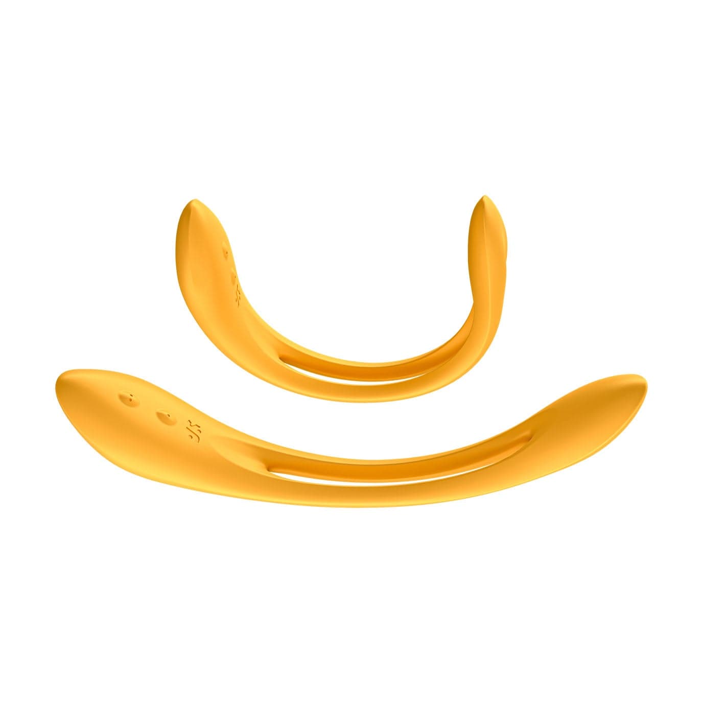 Satisfyer - Elastic Joy Flexible Multi Vibrator (Dark Yellow) -  G Spot Dildo (Vibration) Rechargeable  Durio.sg